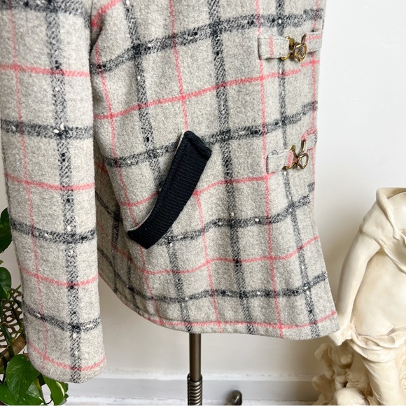 1960s Wool Sun N Sno Plaid Ski Jacket - Picture 11 of 12